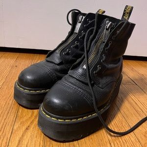 Dr. Martens Sinclair Nappa Leather Platform Boots